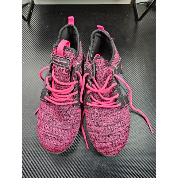 GIRL'S FLASHLIGHTS SNEAKERS LIGHT UP PINK SZ 5 NO CHARGER - Picture 1 of 10